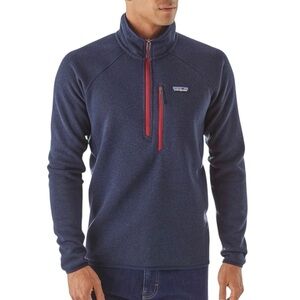 Patagonia Better Sweater Quarter Zip Navy Blue Performance Fleece Men’s Medium